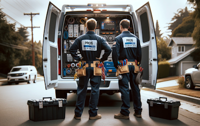 Air Duct Cleaning van